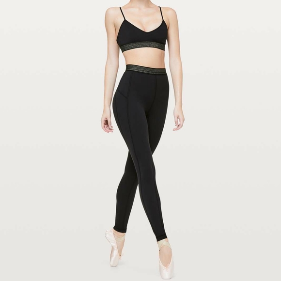 lululemon athletica Pants - **SOLD** Lululemon Principal Dancer Golden tights